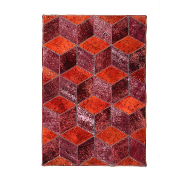 Persisk Patchworkmatta D-sign Handknuten 750660