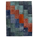 Persisk Patchworkmatta D-sign Handknuten 750740