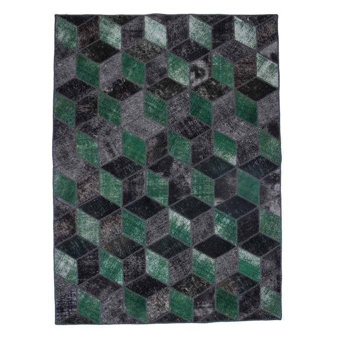 Persisk Patchworkmatta D-sign Handknuten 750741