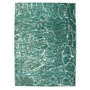 Persisk Vintagematta D-sign Handknuten 750795