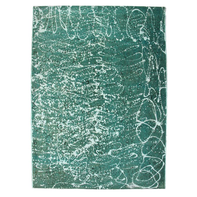 Persisk Vintagematta D-sign Handknuten 750795