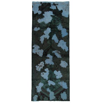 Persisk Vintagematta D-sign Handknuten 750798