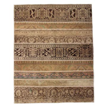 Persisk Patchworkmatta D-sign Handknuten 750849