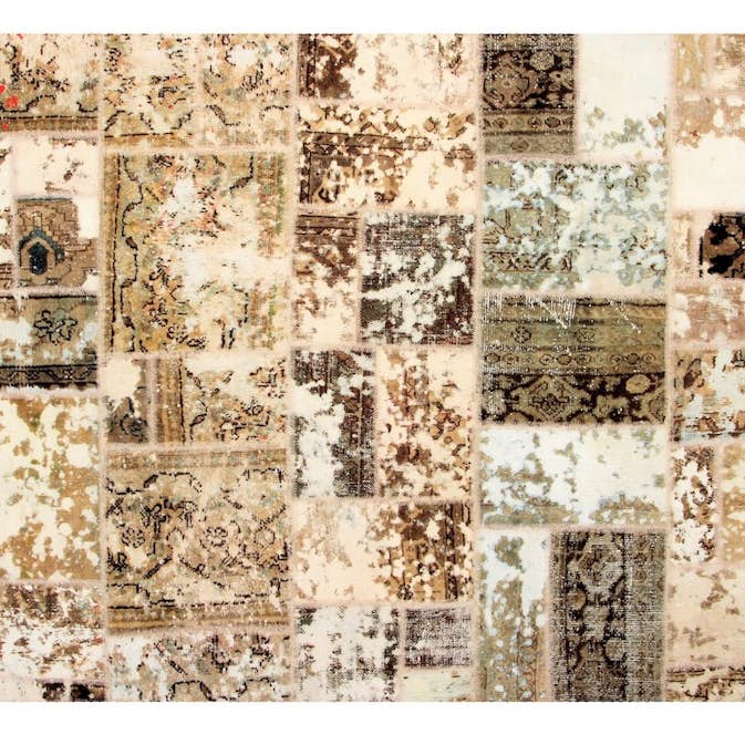 Persisk Patchworkmatta Arkiio Ull/Garn Tabriz 166x221