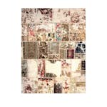 Persisk Patchworkmatta Arkiio Ull/Garn Tabriz 168x222