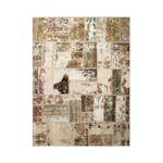 Persisk Patchworkmatta D-sign Handknuten 750873