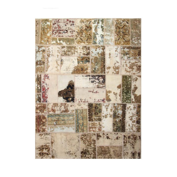 Persisk Patchworkmatta D-sign Handknuten 750873