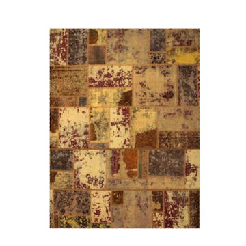 Persisk Patchworkmatta D-sign Handknuten 750916