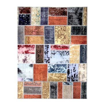 Persisk Patchworkmatta Arkiio Ull/Garn Tabriz 172x226