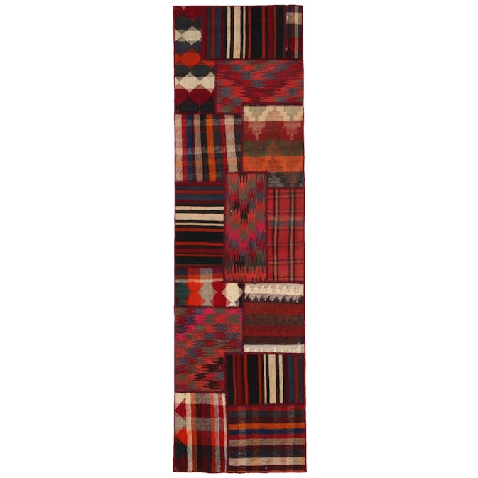 Persisk Patchworkmatta Arkiio Shiraz/Azerbajdzjan 70x254