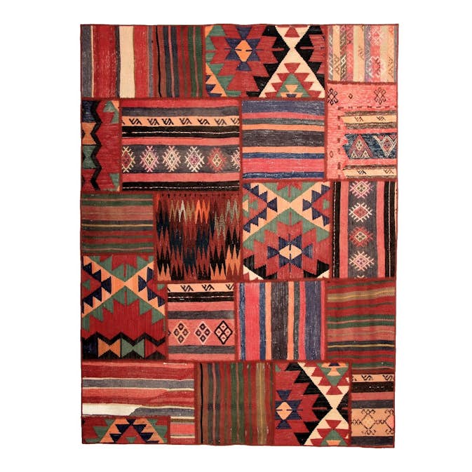 Persisk Patchworkmatta Arkiio Shiraz/Azerbajdzjan 152x203