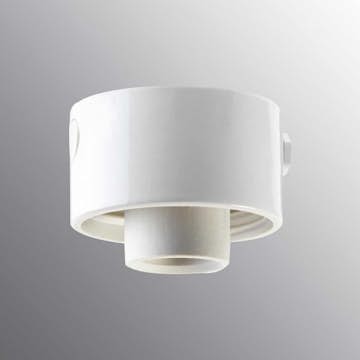 Vägg-/Taklampa Ifö Electric Sockel Ifö Electric Vit IP54 Rak E27
