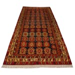 Orientalisk matta Arkiio Kelim Exklusiv Flerfärgad 157x400