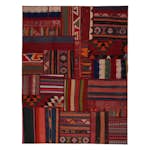 Persisk Patchworkmatta Arkiio 751160 Kelim Shiraz/Azerbajdzjan 153x206