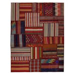 Persisk Patchworkmatta Arkiio 751162 Kelim Shiraz/Azerbajdzjan 154x205