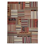 Persisk Patchworkmatta Arkiio Kelim Shiraz/Azerbajdzjan 165x234