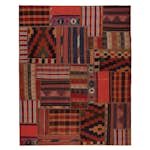 Persisk Patchworkmatta Arkiio Kelim Shiraz/Azerbajdzjan 159x204