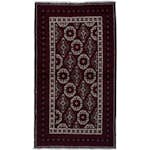 Persisk Matta Arkiio Beluch Röd/Svart 102x190