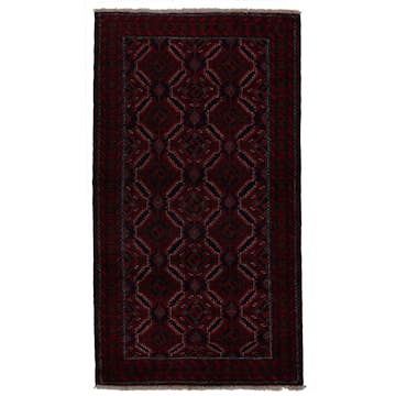 Persisk Matta Arkiio Beluch Röd 103x190