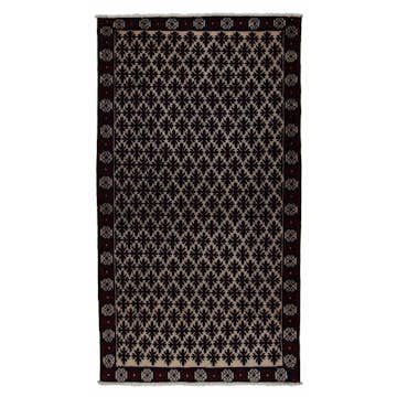 Persisk Matta Arkiio Beluch Creme/Svart 104x191