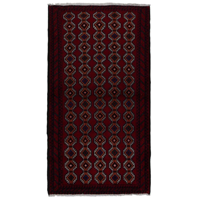 Persisk Matta Arkiio Beluch Röd 101x188