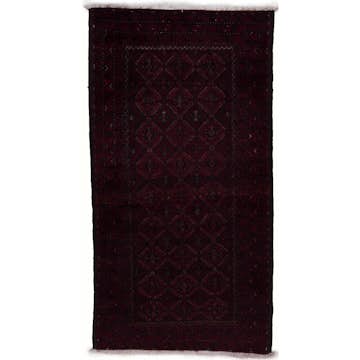 Persisk Matta Arkiio Beluch Röd 100x188