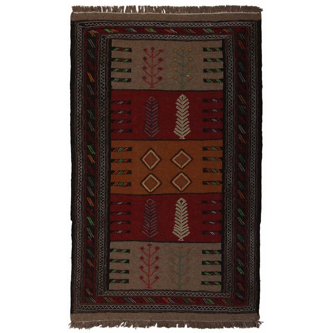 Persisk Nålmatta Arkiio Quchan Kelim Exklusiv 112x180