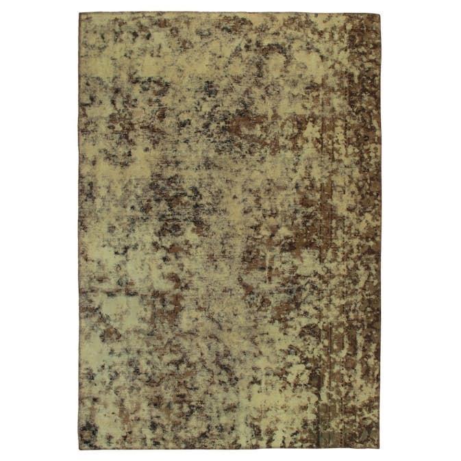 Persisk Matta Arkiio Tabriz Vintage Guld/Brun 149x217