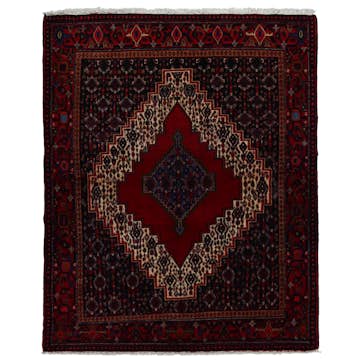 Handvävd Matta Arkiio Persisk Enkelvävd Senneh 128x159