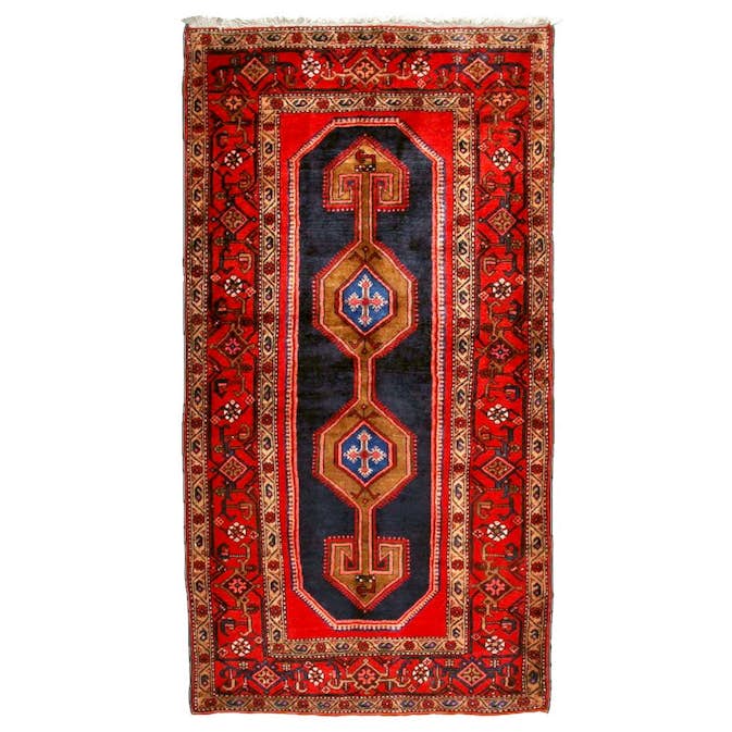 Handvävd Matta Arkiio Persisk Lorestan Qoltoq 130x255