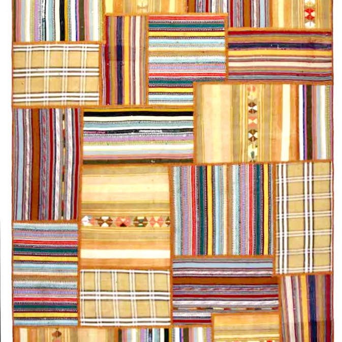 Persisk Patchworkmatta Arkiio Flerfärgad 158x235