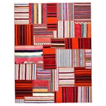 Persisk Patchworkmatta Arkiio Flerfärgad 176x233