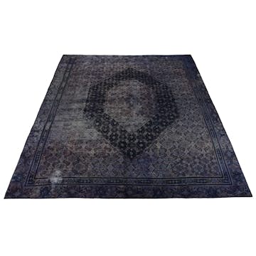 Persisk Matta Arkiio Mörkblå/Grå Vintage 268x350