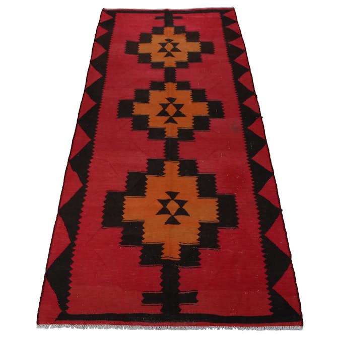 Persisk Matta Arkiio Azerbajdzjan Kelim 140x361