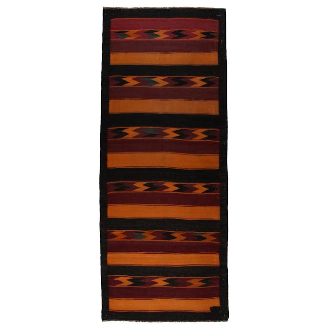 Handvävd Matta Arkiio Afghan Kelim Flerfärgad 130x334