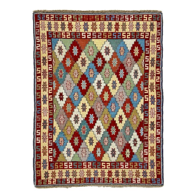 Persisk Matta Arkiio Varni Ardebil Kelim 106x143