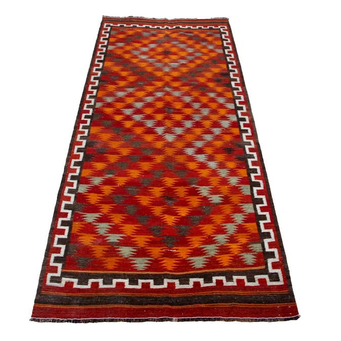 Persisk Matta Arkiio Kelim Flerfärgad 145x360