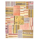 Persisk Patchworkmatta Arkiio Kelim 156x206