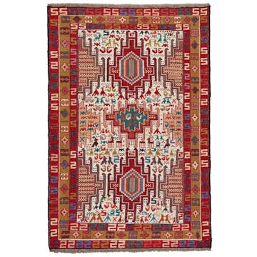 Persisk Matta Arkiio Varni Ardebil Kelim 99x146