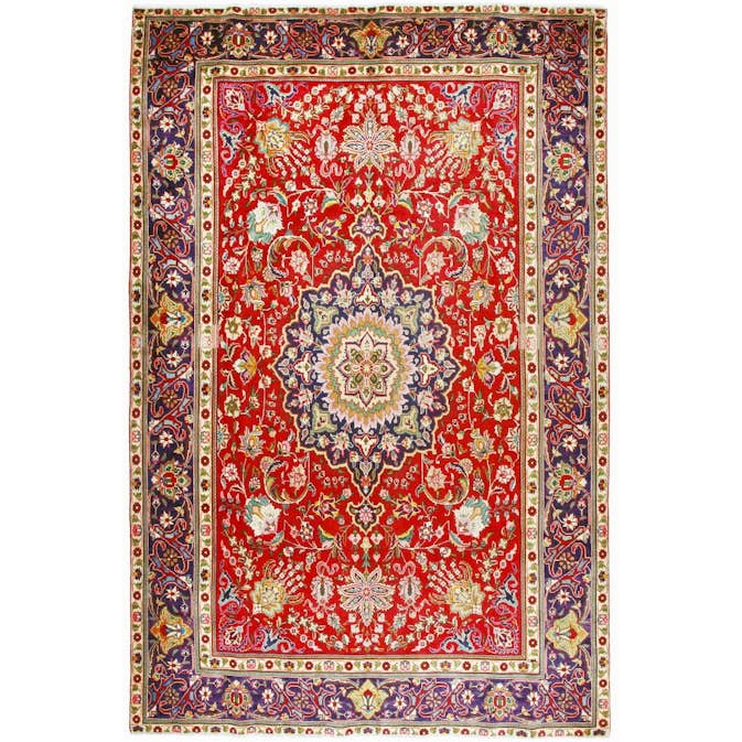 Persisk Matta Arkiio Tabriz Patina 235x350