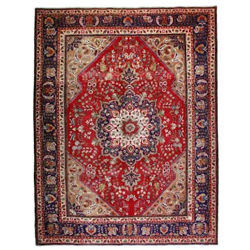 Persisk Matta Arkiio Tabriz Vintage Original 250x336