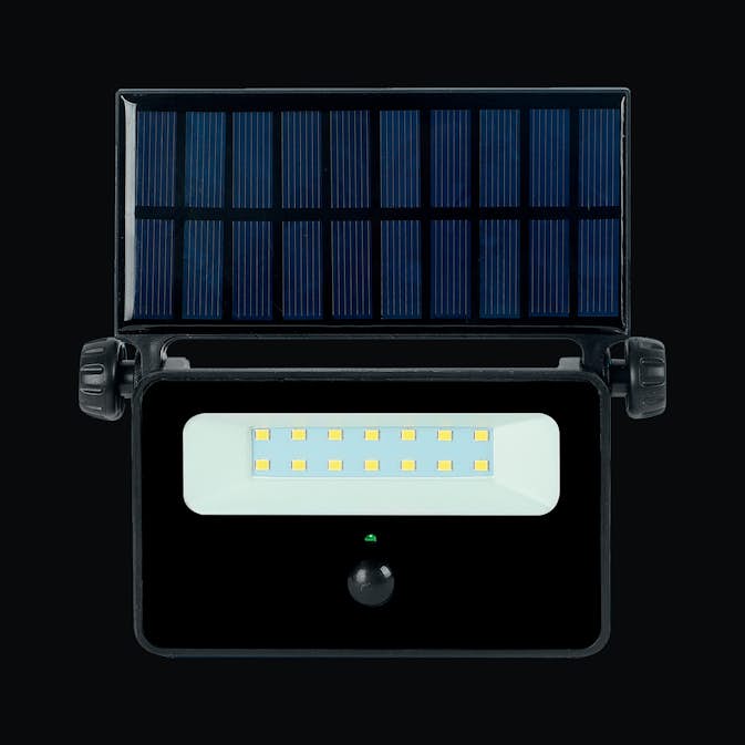 Strålkastare Designlight Solcell IP65, 16W, PIR