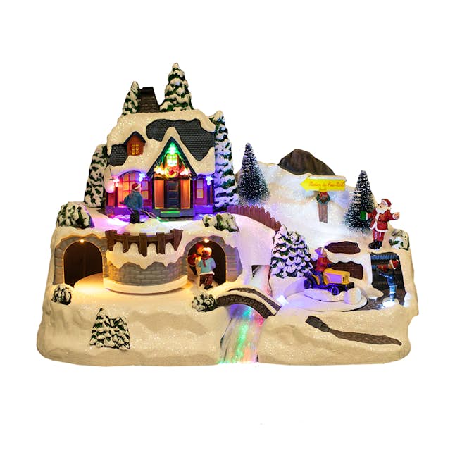 Julby Nordic Winter River Town