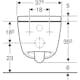 Vägghängd Duschtoalett Geberit Alba