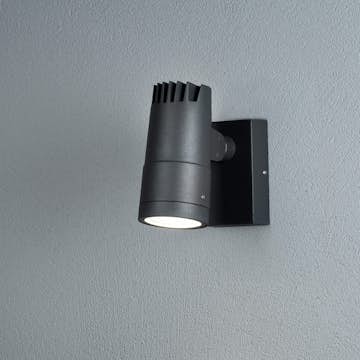Vägglykta Gnosjö Konstsmide Adria High Power LED 9W Ställbar Ljusbild