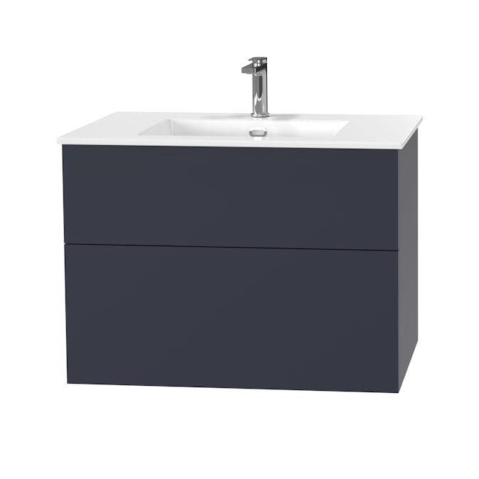 Tvättställsskåp Miller Badrum City 80 för Heltäckande Tvättställ