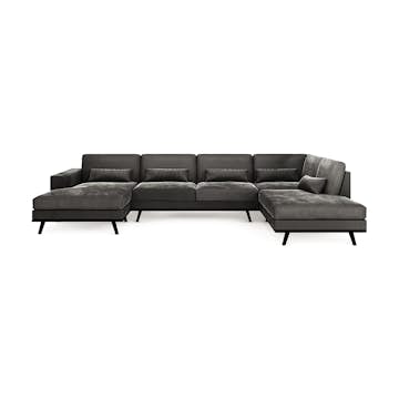 U-Soffa Scandinavian Choice Copenhagen Sammet