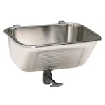 Tvättlåda Nimo TL 60 Väggfäst Rostfri Tvättho för Tvättstuga med Avloppsventil