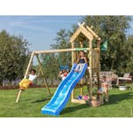 Lektorn Jungle Gym Totem Inkl Gungmodul & Blå Rutschkana