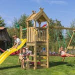Lektorn Jungle Gym Teepee Gungmodul & Rutschkana